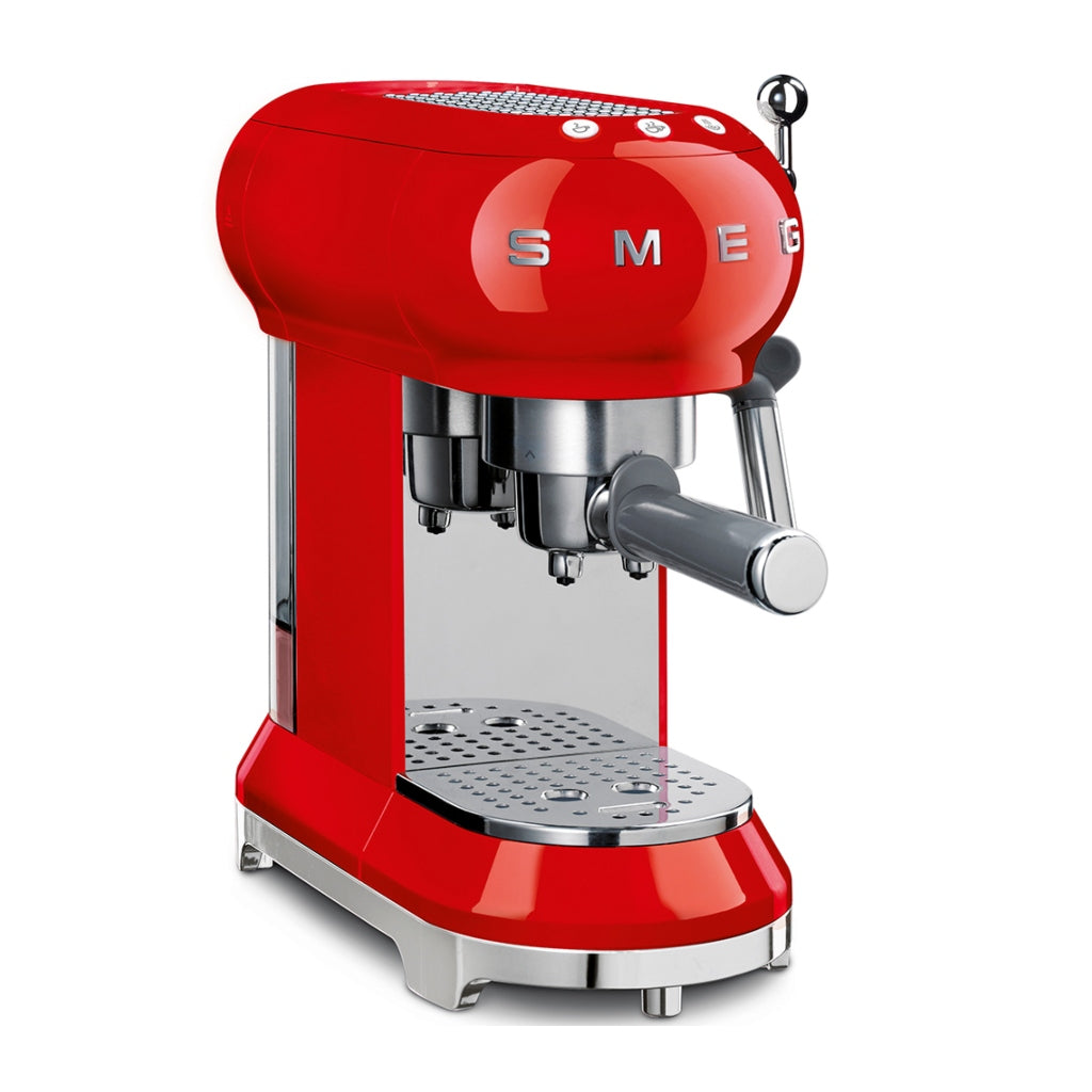 SMEG Máquina de Café Espresso Semiautomática  con Bomba 50's Style 1 L