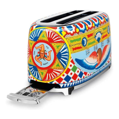 SMEG Tostador de Pan 4 Rebanadas Sicily is My Love (TSF02DGUS), Dolce & Gabbana Edition