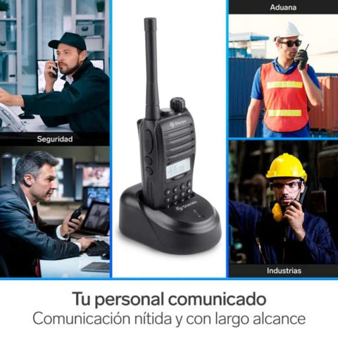 Steren Radio Portátil Profesional de Largo Alcance 7W, RAD-630