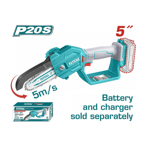 Total Sierra Podadora Inalámbrica 20V 5", TGSLI2058