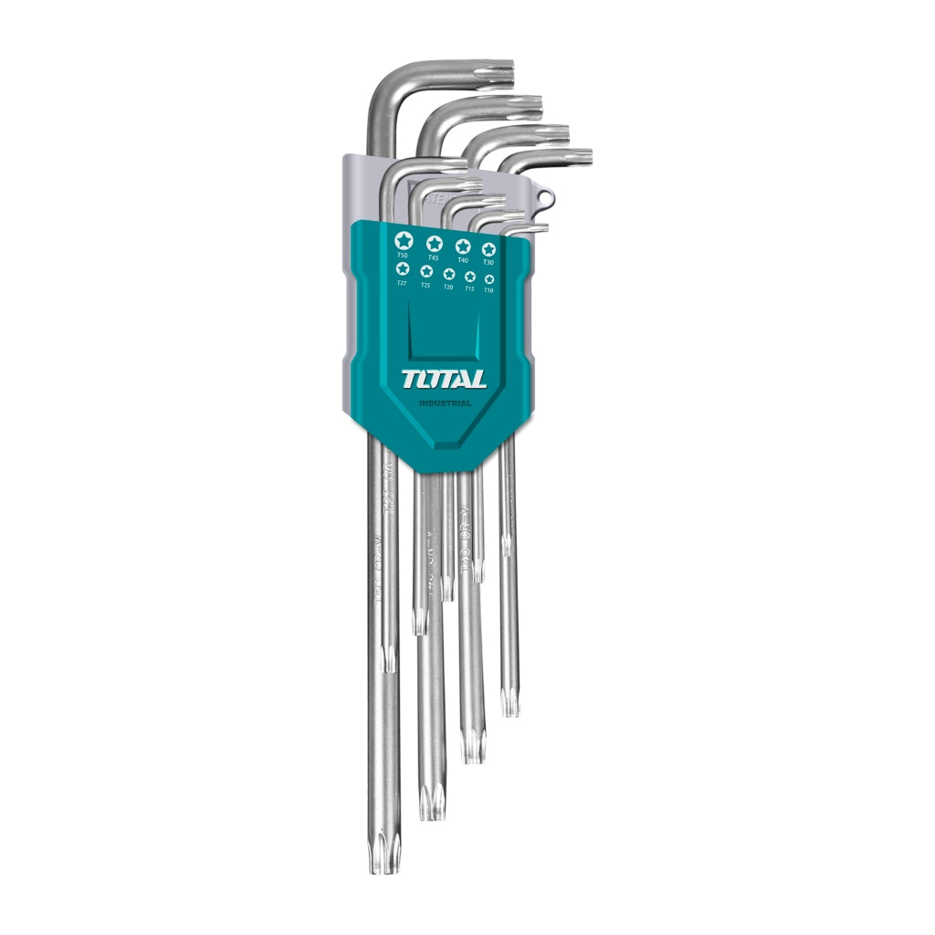 Total Set Llaves Torx THT106392, 9 Piezas