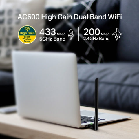 TP-Link Tapo Adaptador Inalámbrico Doble Banda Archer T2U Plus