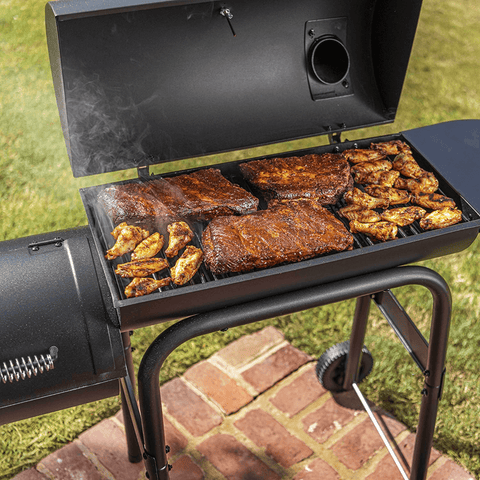 Char-Broil Parrilla de Carbón Offset BBQ Smoker 430