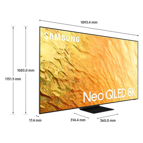 Samsung Pantalla 85" Neo QLED 8K Smart, QN85QN800BPXPA