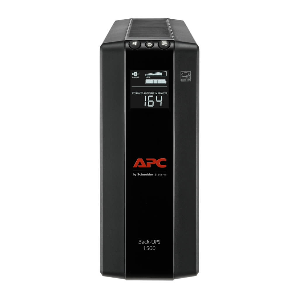 APC UPS Regulador Pro BX Compact Tower 1500 VA 10 Salidas + Gratis Regleta con Supresor de Picos