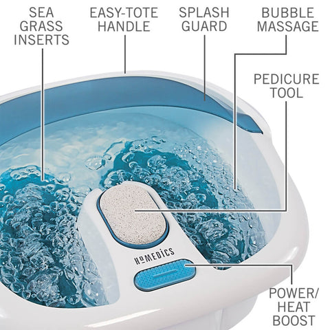 Homedics Spa para Pies Bubble Spa Elite (FB-450H)