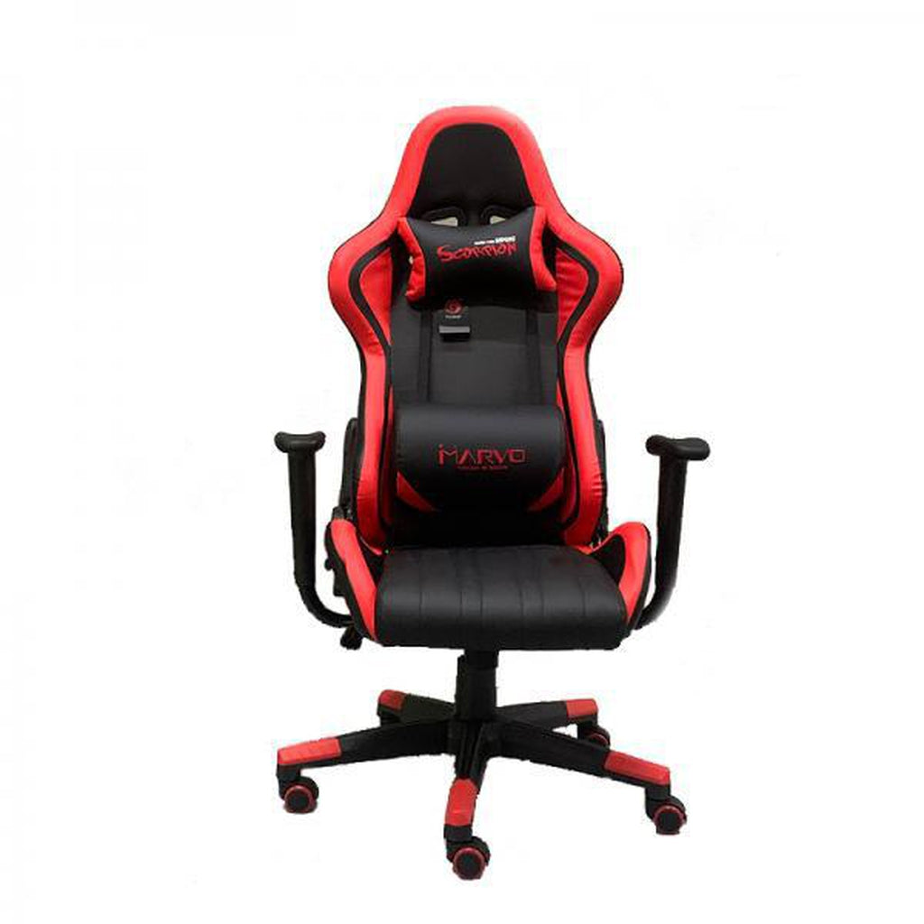 Marvo Silla de Escritorio para Gaming Ch-114, Roja