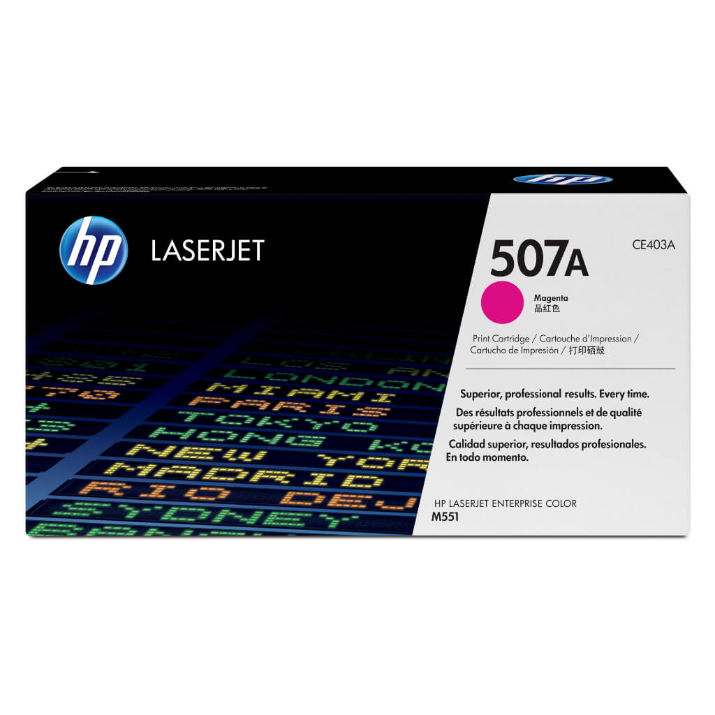 HP Cartucho de Tóner Magenta 507A Laserjet (CE403A)