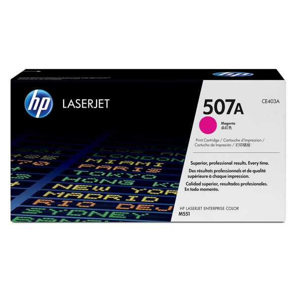 HP Cartucho de Tóner Magenta 507A Laserjet (CE403A)