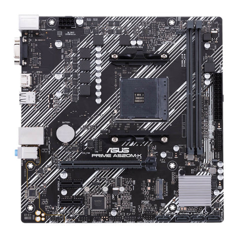 Asus Tarjeta Madre Micro ATX AMD A520, PRIME A520M-K