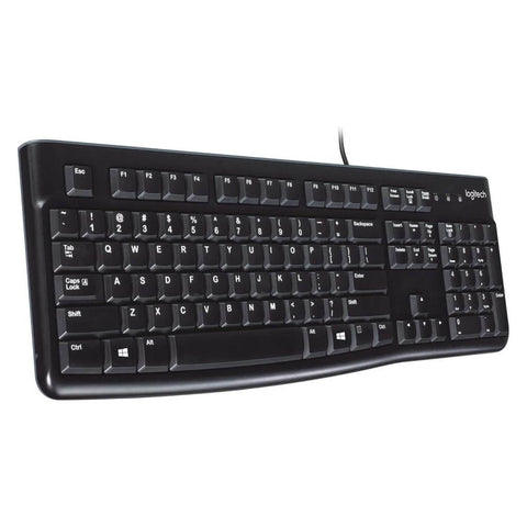 Logitech Teclado Alámbrico en Inglés (K120)