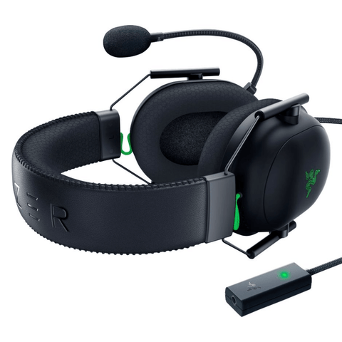 Razer Audífonos Alámbricos Black Shark V2 + USB SoundCard