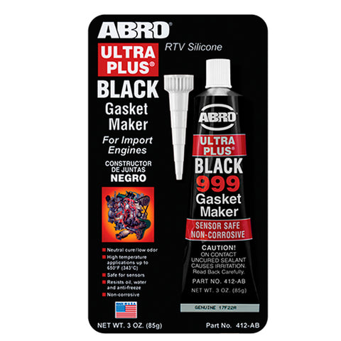 Abro Silicón Negro 3 Oz