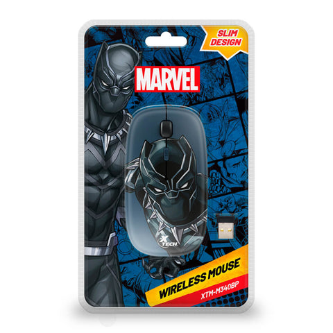 Xtech Mouse Inalámbrico USB Marvel Black Panther