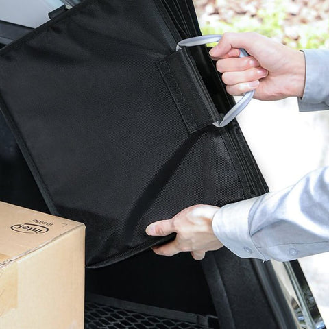 Ugreen Organizador Multifuncional para Carro con Aleación de Aluminio, Negro