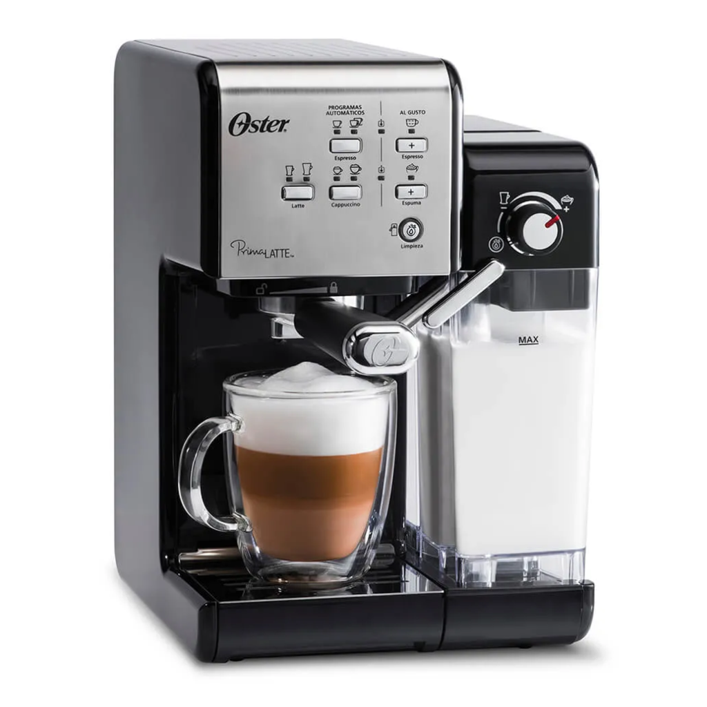 Oster Máquina para Cappuccino Automática Acero Inoxidable, Prima Latte II, BVSTEM6701SS