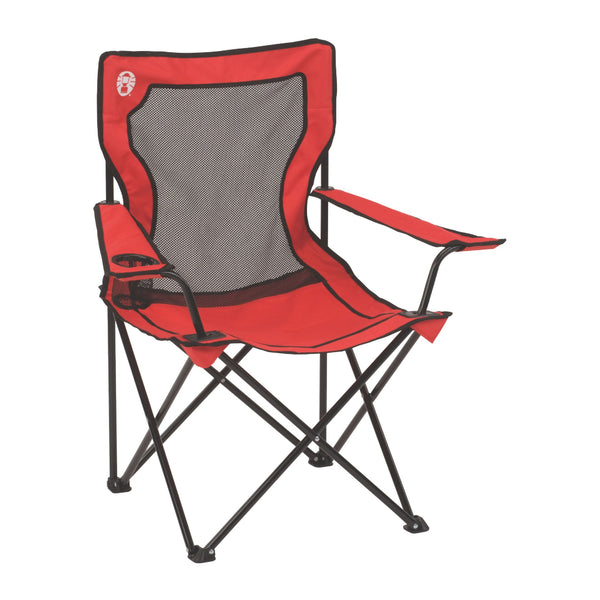 Coleman Silla Plegable para Campamento Broadband Mesh Quad Roja