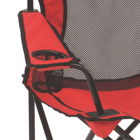 Coleman Silla Plegable para Campamento Broadband Mesh Quad Roja