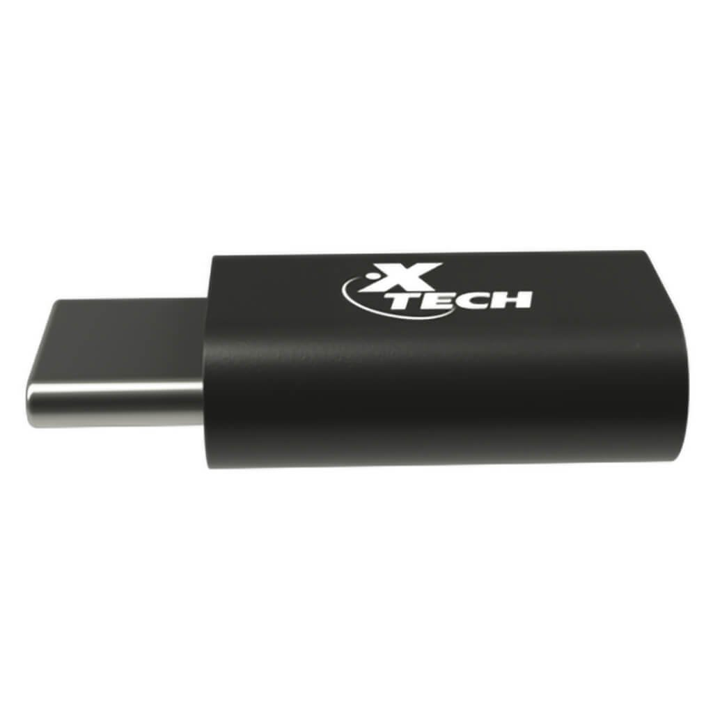 CABLE XTECH CON CONECTOR TIPO C MACO A MICRO-USB MACHO