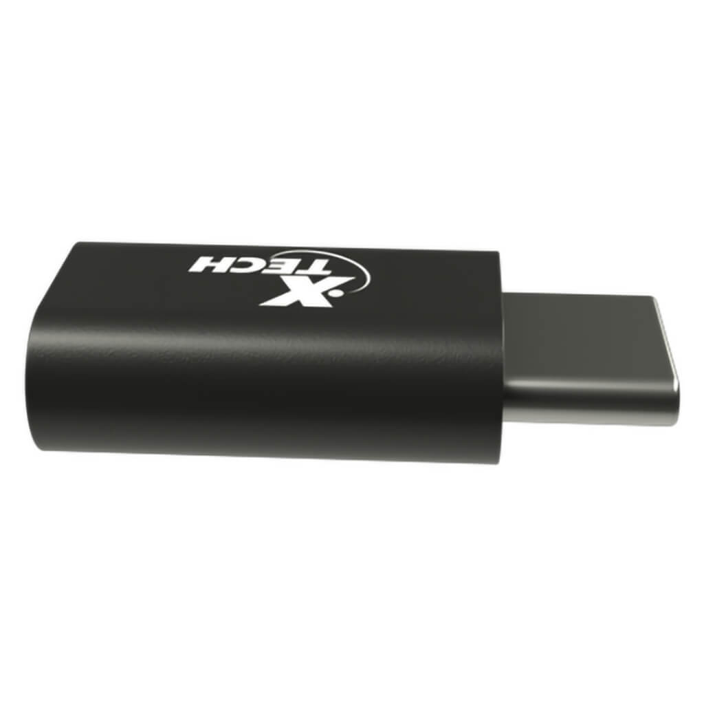 ▷ Xtech Adaptador Tipo C Macho a MicroUSB 2.0 Hembra ©