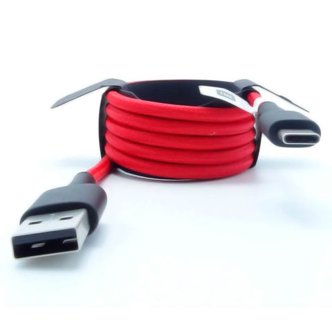 Cable Stuffactory Usb- Tipo C Carga 1M Rojo