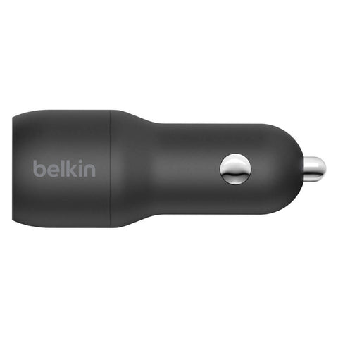 Belkin Cargador de Carro Dual USB-A 24W Boost Charge, CCB001BT