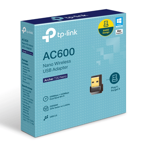 TP-Link Adaptador Inalámbrico Baja Potencia Archer T2U Nano