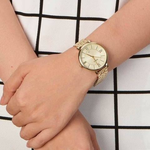 Fossil Reloj Análogo Jacqueline Dorado, para Mujer