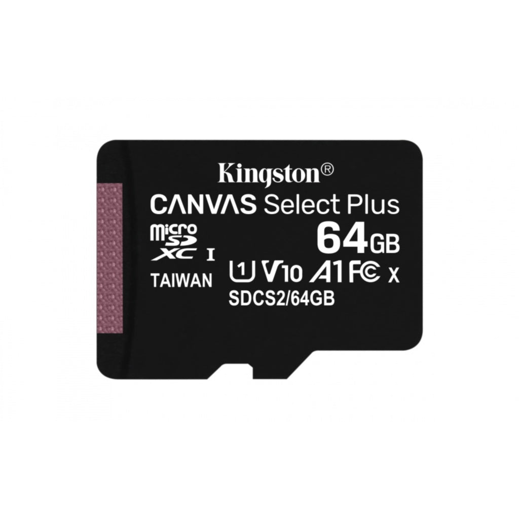 Tarjeta Kingston Canvas Select Plus Micro SD 16Gb Clase 10 con Adaptador -  Nuevo
