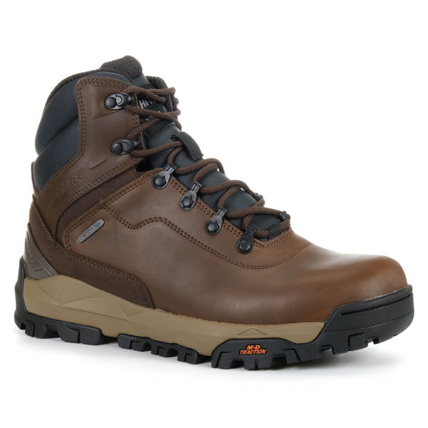 Hi-Tec Zapatos para Hiking Altitude Infinity All Mid WP Café/Negro, para Hombre