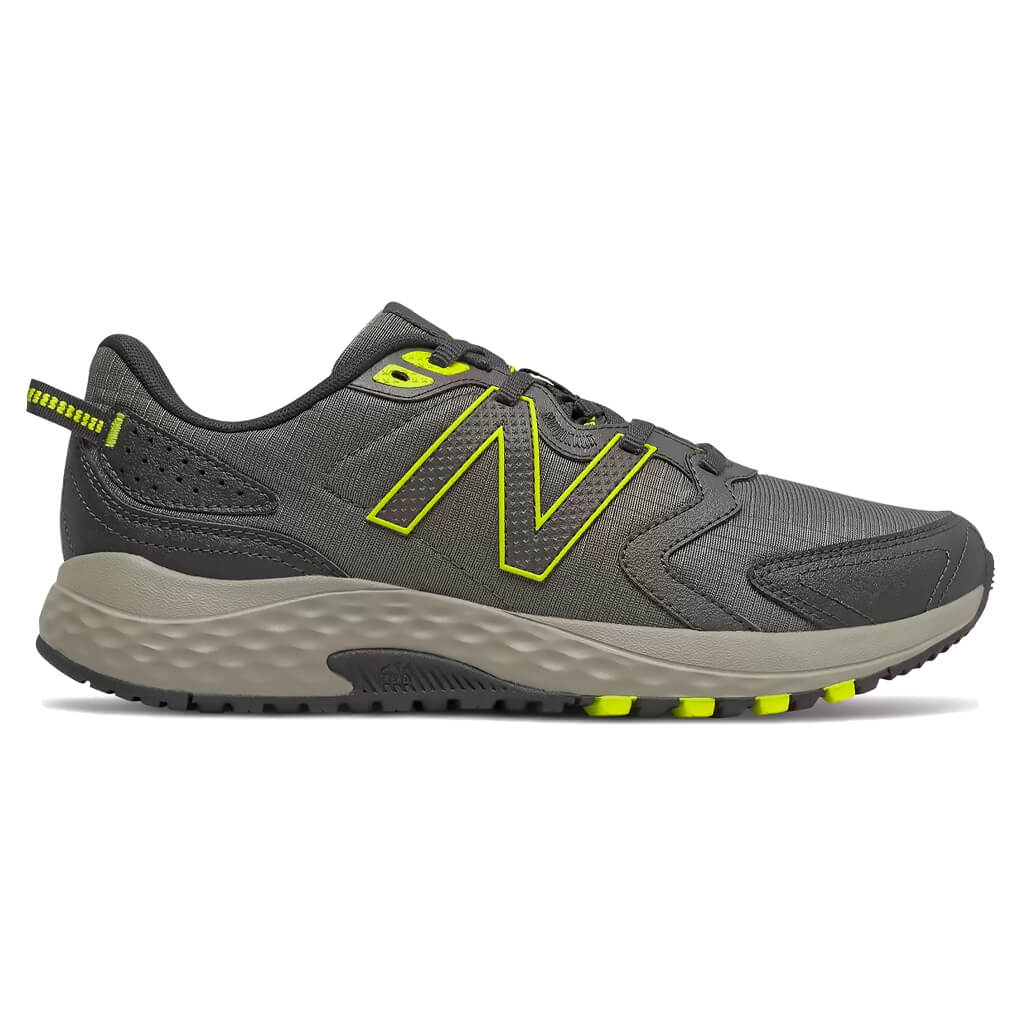 New Balance Tenis MT410 Gris/Amarillo, para Hombre