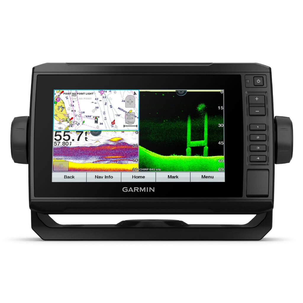 Garmin GPS Marino EchoMap 72cv con GT24 Transductor