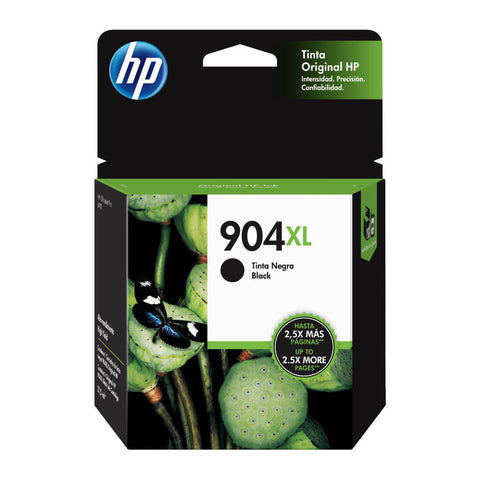 HP Cartucho de Tinta Original Negro 904XL, T6M16AL