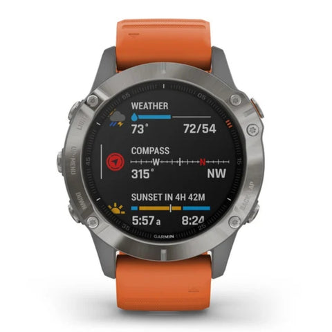 Garmin Smartwatch Fenix 6 Pro Sapphire Edition, 47mm