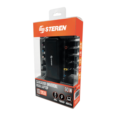 Steren Cargador Universal para Laptops, de 90 Watts