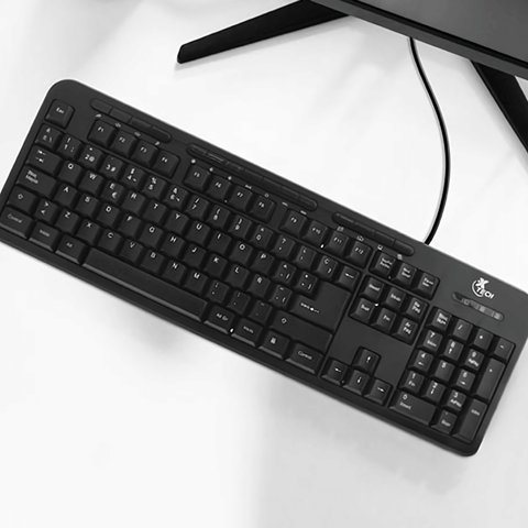 Xtech Kit Teclado y Mouse Alámbrico en Español, XTK-301S