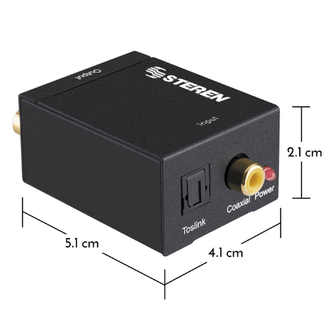 Steren Convertidor de Audio Digital a Analógico (RCA), 252-900