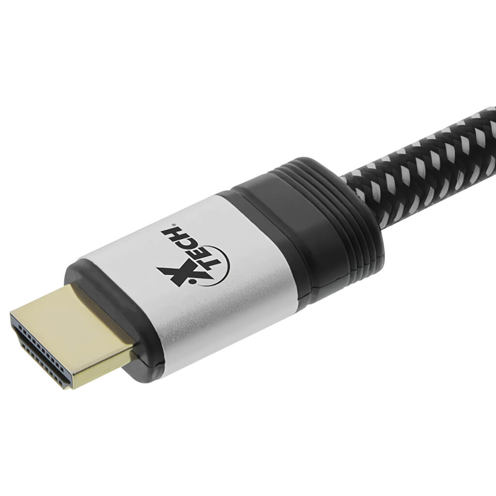 Xtech Cable Trenzado HDMI Macho a HDMI Macho de Alta Velocidad 1.8 Metros (XTC-626)