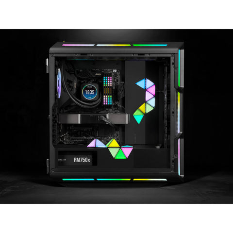 Corsair Set Paneles de Iluminación para Case iCUE LC100 CL-9011114-WW, 9 Piezas