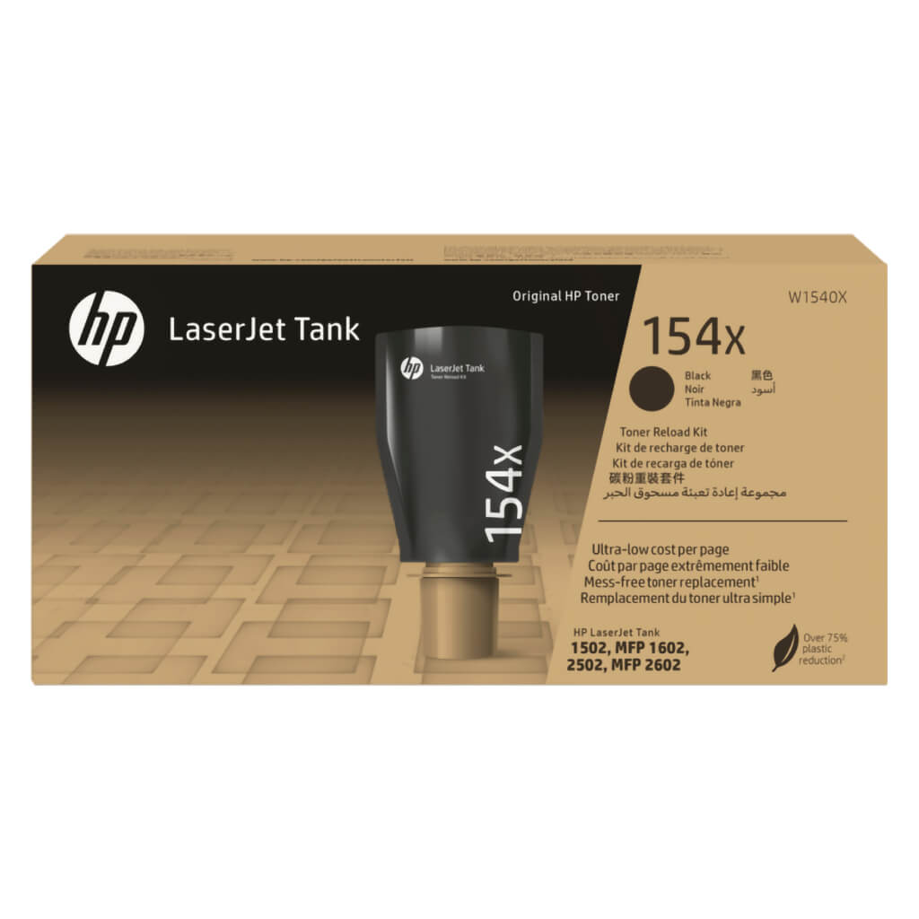 HP Kit de Recarga de Tóner Original Negro 154X, W1540X