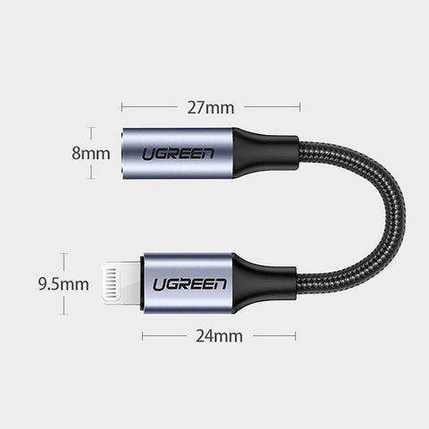 Ugreen Cable Adaptador Lightning a 3.5mm (30756)