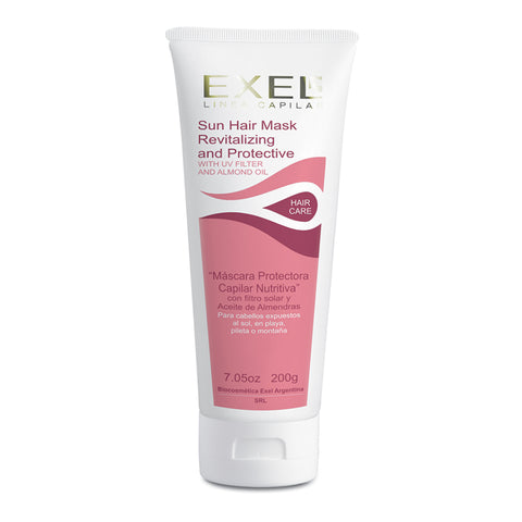 Exel Capilar Mascarilla sin Enjuague Protectora y Nutritiva con Filtro Solar, 200g