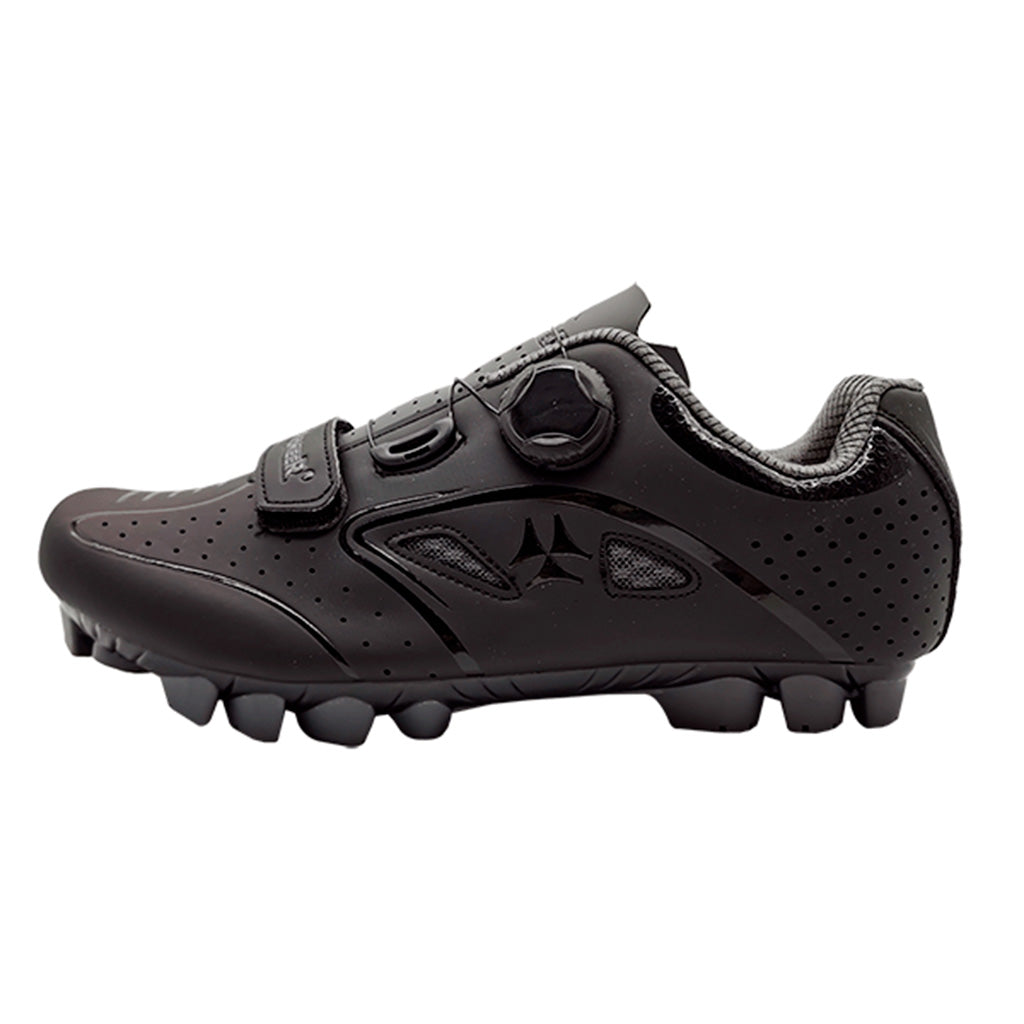 Pioneer Zapatos de Ciclismo Unisex, Negro