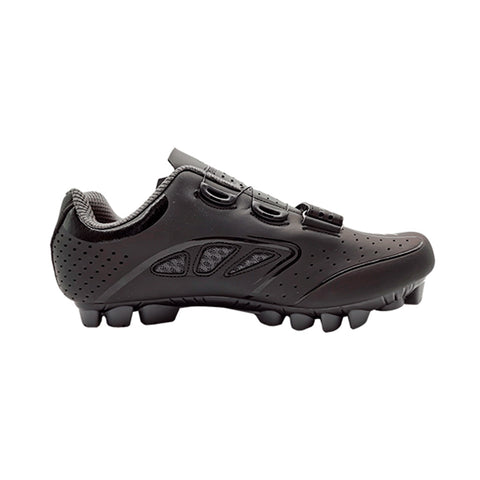 Pioneer Zapatos de Ciclismo Unisex, Negro