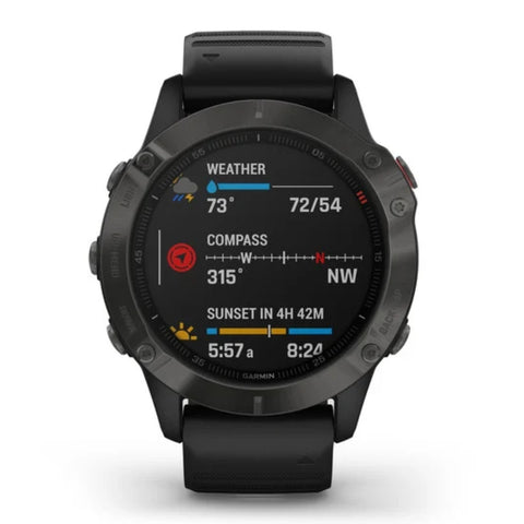 Garmin Smartwatch Fenix 6 Pro Sapphire Edition, 47mm