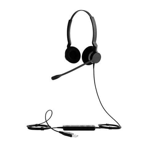 Jabra Audífonos Alámbricos de Diadema BIZ 2300 USB UC Duo (2399-829-109)