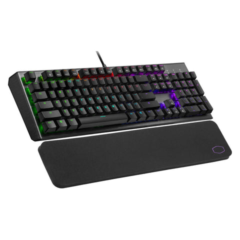 Cooler Master Teclado Alámbrico Gaming Mecánico RGB en Inglés, CK-550 V2 Blue Switch