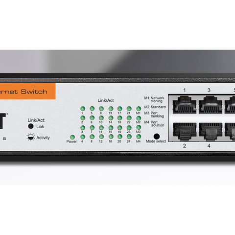 Nexxt Solutions Infrastructure Switch Gigabit para Rack de 24 Puertos, Axis 2400R