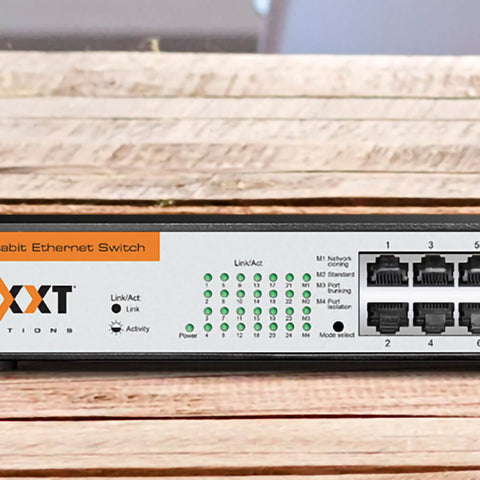 Nexxt Solutions Infrastructure Switch Gigabit para Rack de 24 Puertos, Axis 2400R