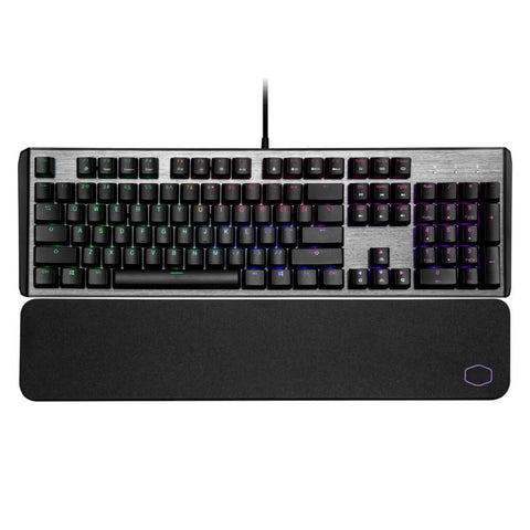 Cooler Master Teclado Alámbrico Gaming Mecánico RGB en Inglés, CK-550 V2 Brown Switch